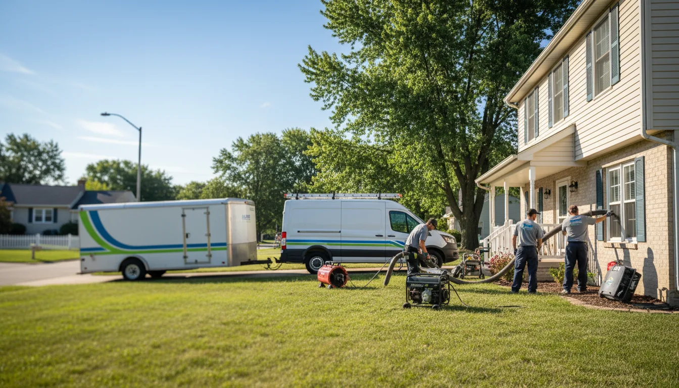 Flooded Basement Restoration And Cleanup With Repair in Holdingford, MN near me